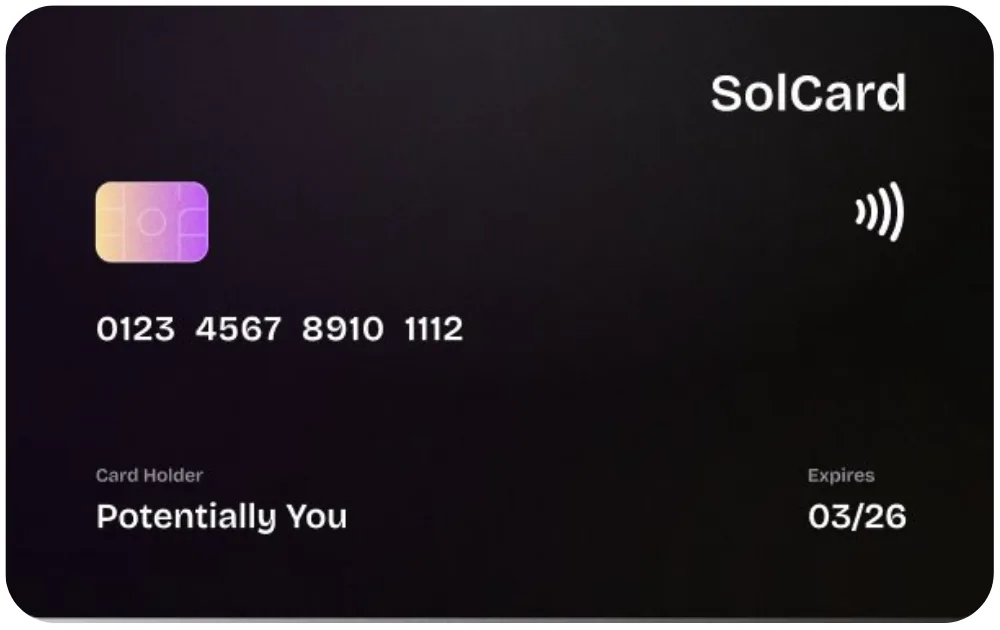 Solcard Pick Your Crypto Card - Crypto Cards Database